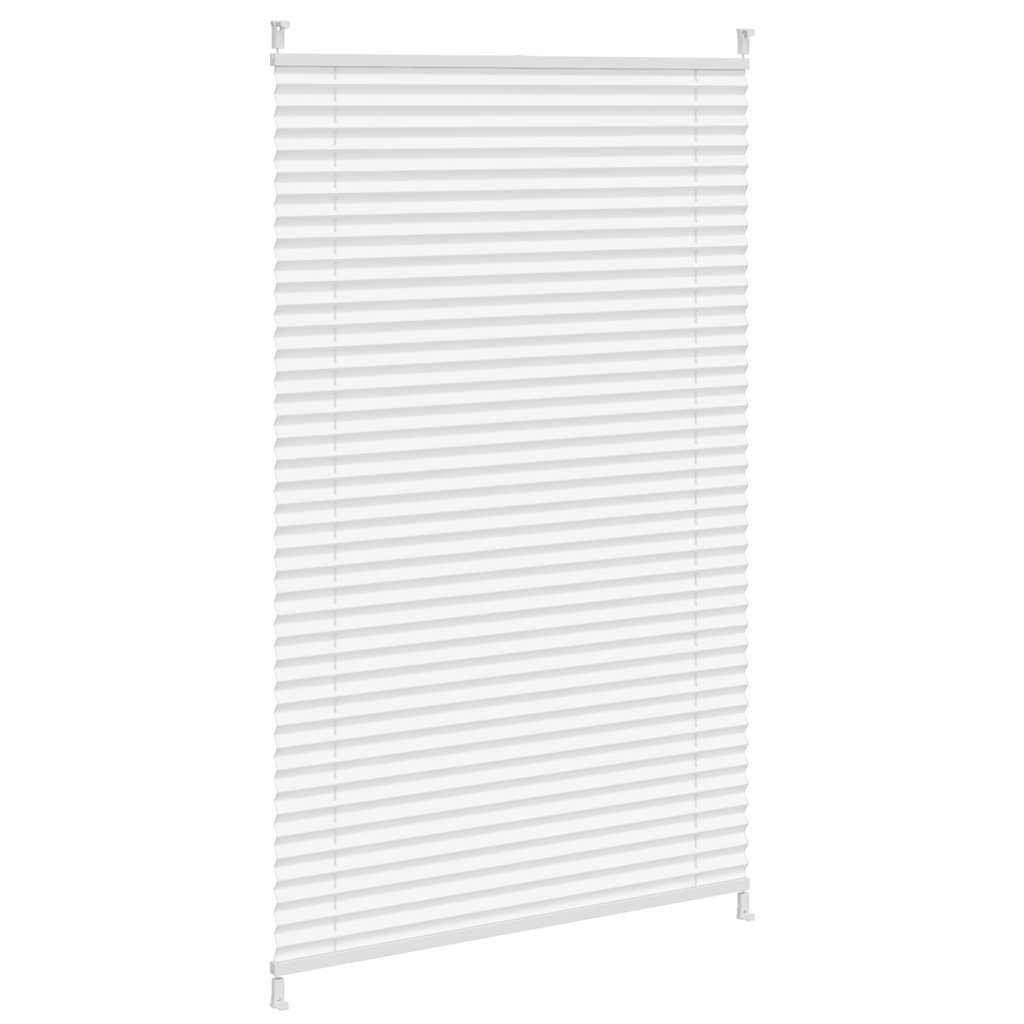 Plisse Blind 90x125cm White Pleated Blind